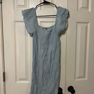 Kut from the Kloth Light Blue Mini Dress